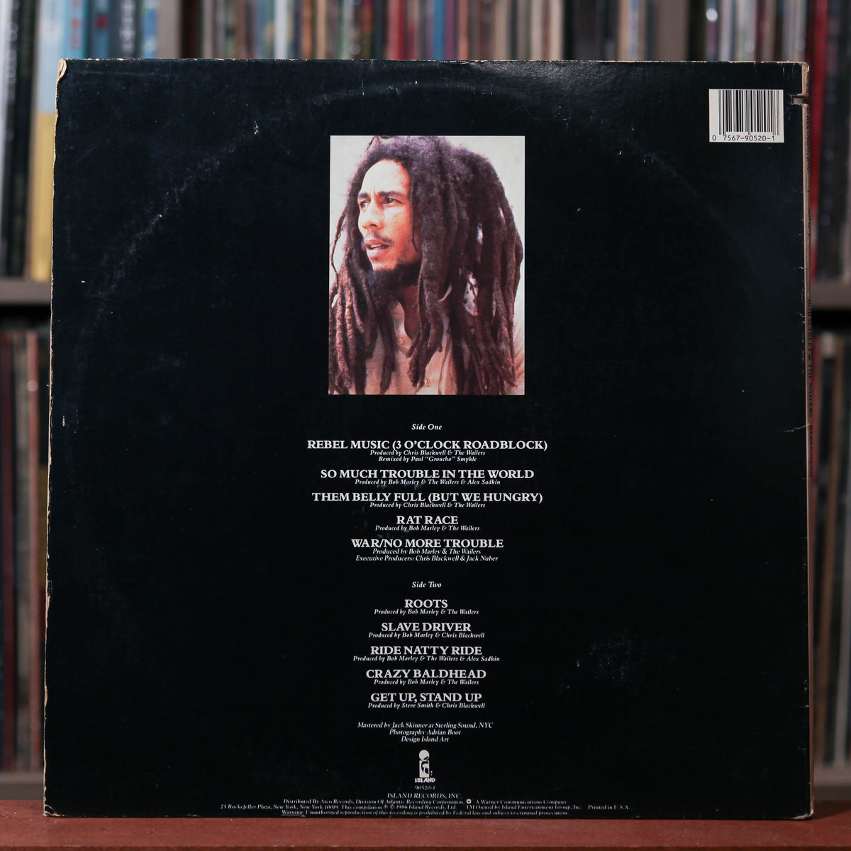 Bob Marley & The Wailers - Rebel Music - PROMO 1986 Island Records, VG