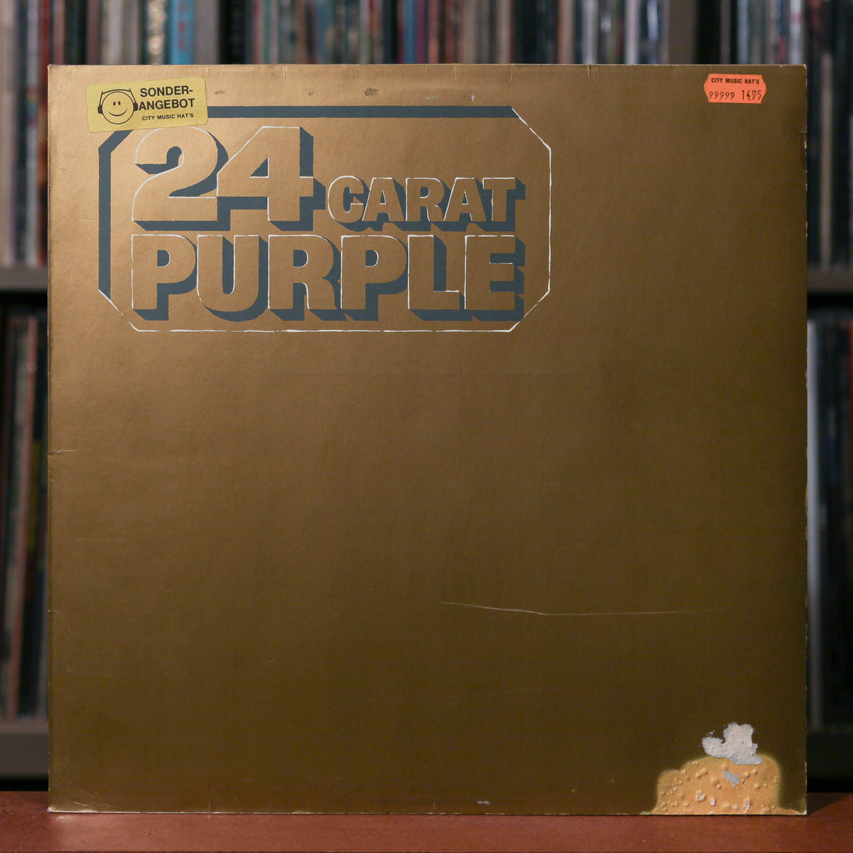 Deep Purple - 24 Carat Purple - 1975 Purple Records, G+/VG+