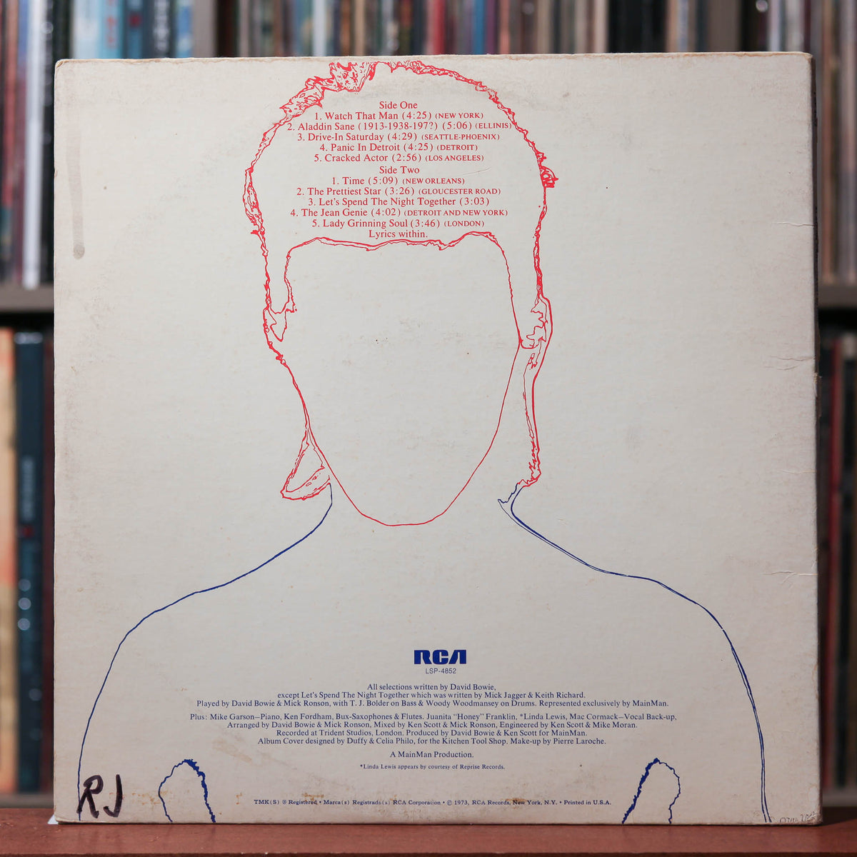 David Bowie - Aladdin Sane - 1973 RCA Victor, VG/VG