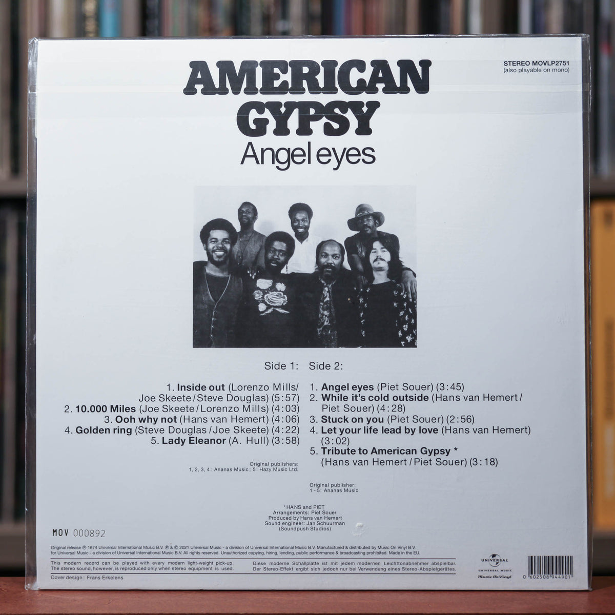 LP American Gypsy Angel Eyes (Gold Vinyl) MOVLP2751C Music On Vinyl 未開封 /00260 vintage-vinyl-records-