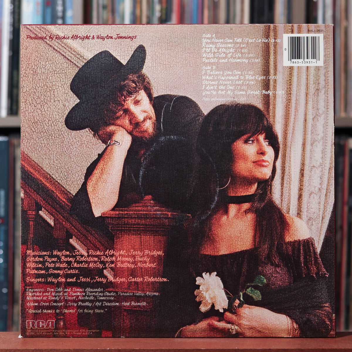 TAS List 英RCA VICS1108　ビゼー 組曲「カルメン」　ギブソン Waylon Jennings and Jessi Colter - Leather and Lace - 1981 RCA Victor,