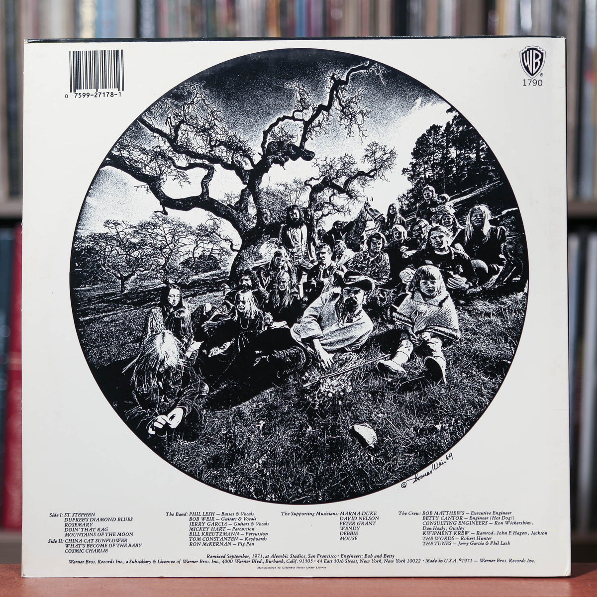 Grateful Dead - Aoxomoxoa - 1980s Warner Bros, VG+/EX
