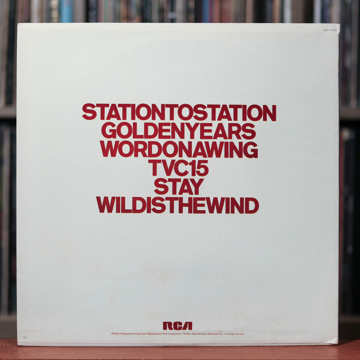 David Bowie - Station To Station - 1986 RCA Victor, EX/VG+