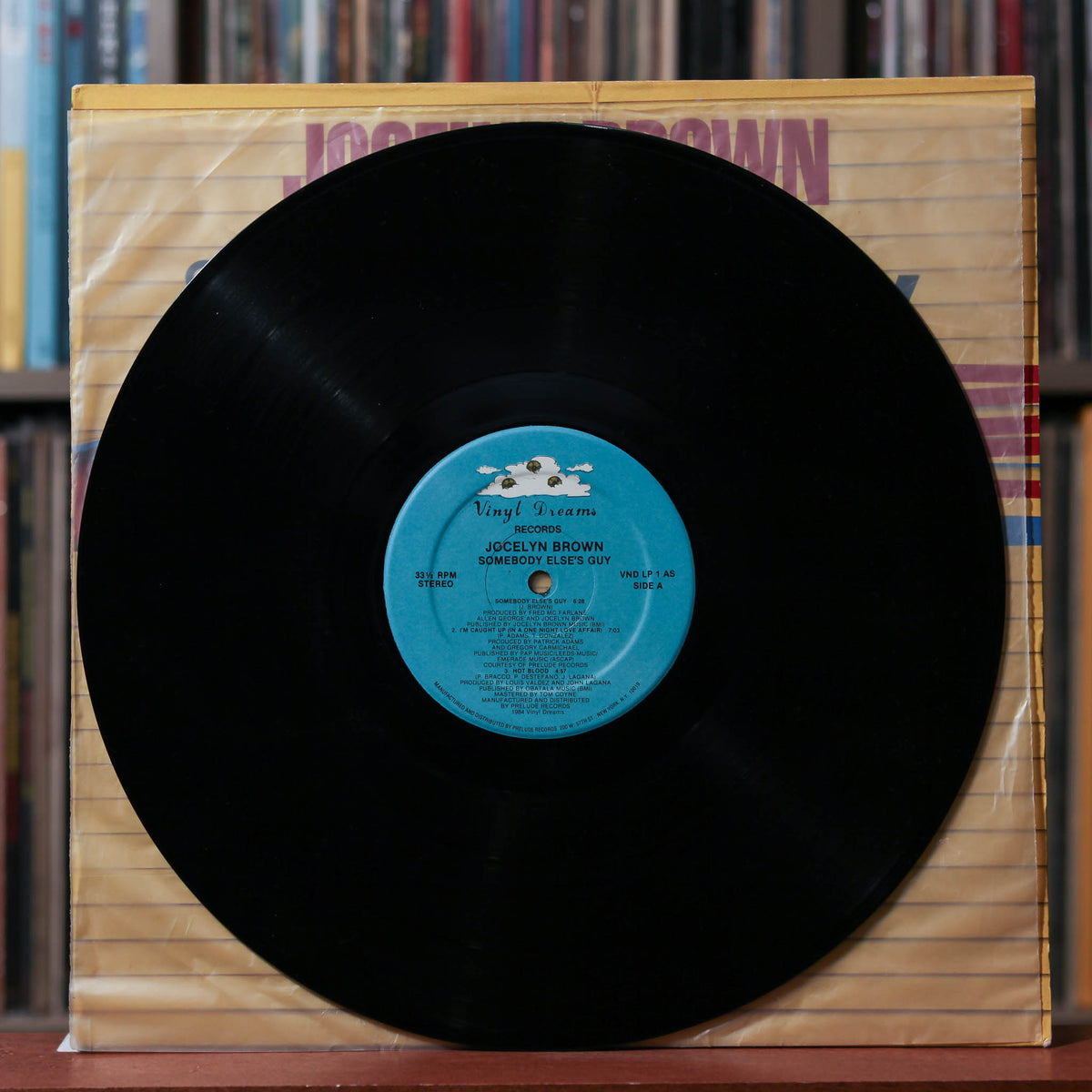 Jocelyn Brown - Somebody Else's Guy - 1984 Vinyl Dreams Records, VG+/V
