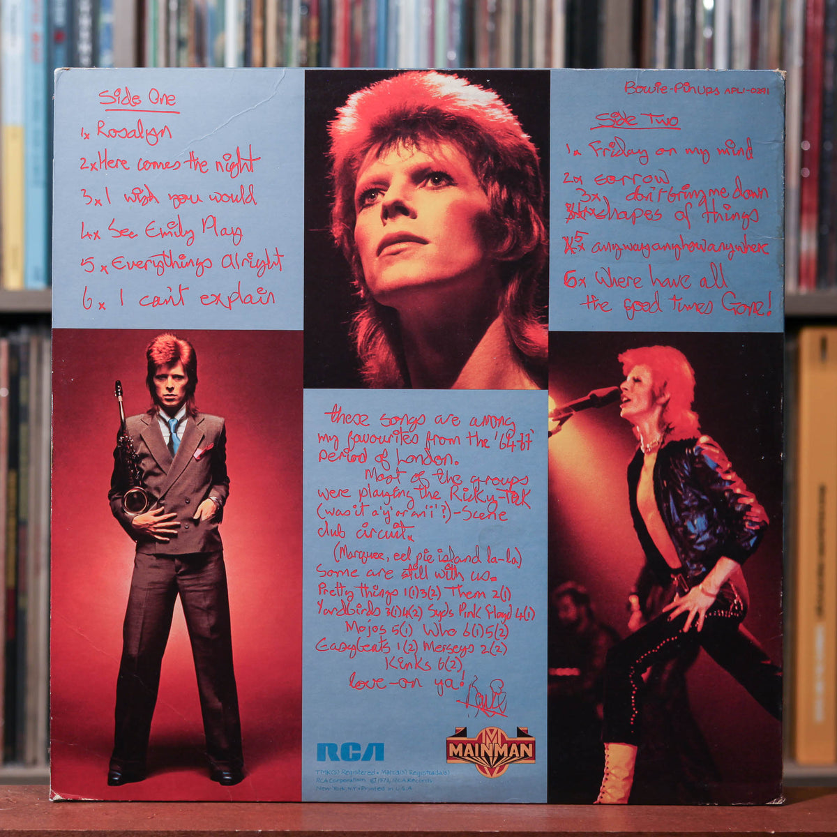David Bowie - Pinups - 1973 RCA Victor, VG/VG+