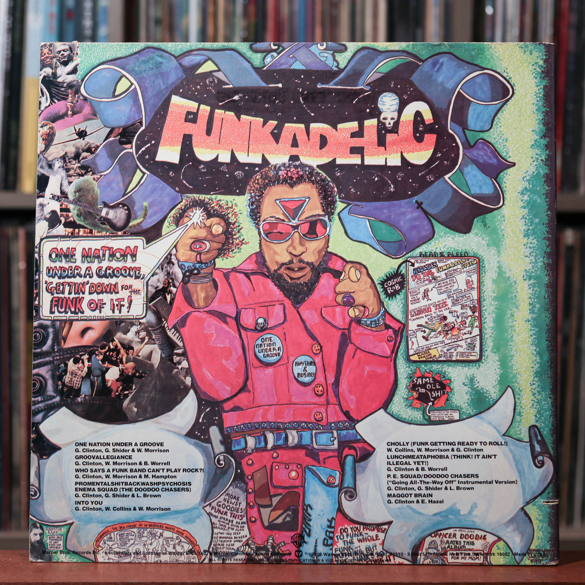 洋楽 FUNKADELIC/ONE NATION UNDER A GROOVE Funkadelic - One Nation Under A Groove - LP W/ 7
