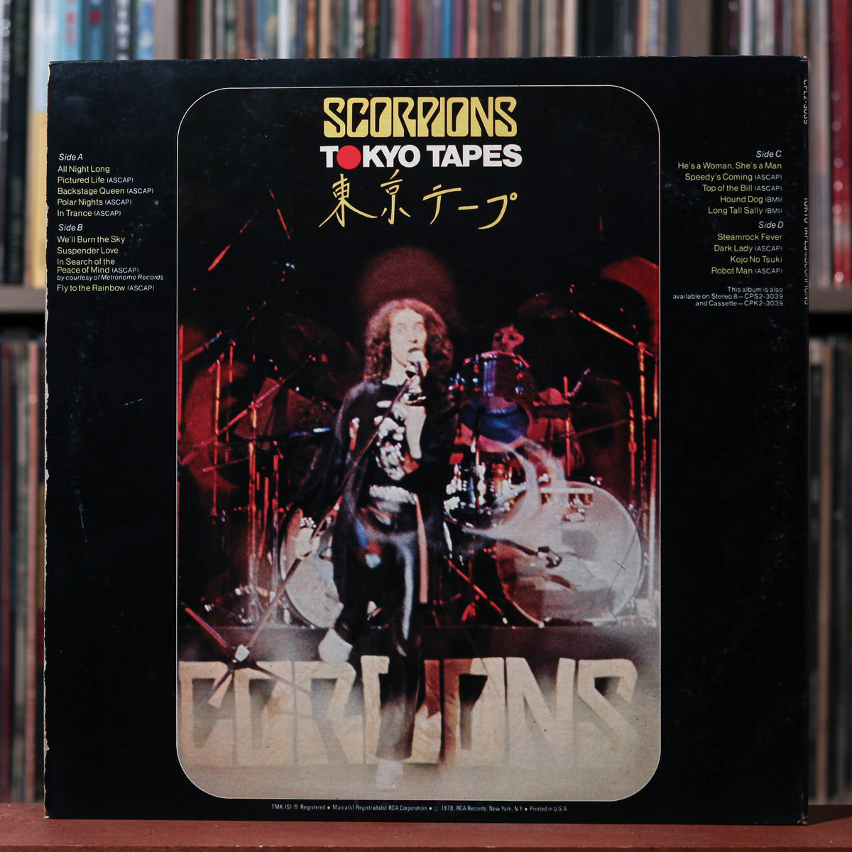 Scorpions - Tokyo Tapes - 2LP 1978 RCA, VG+/EX