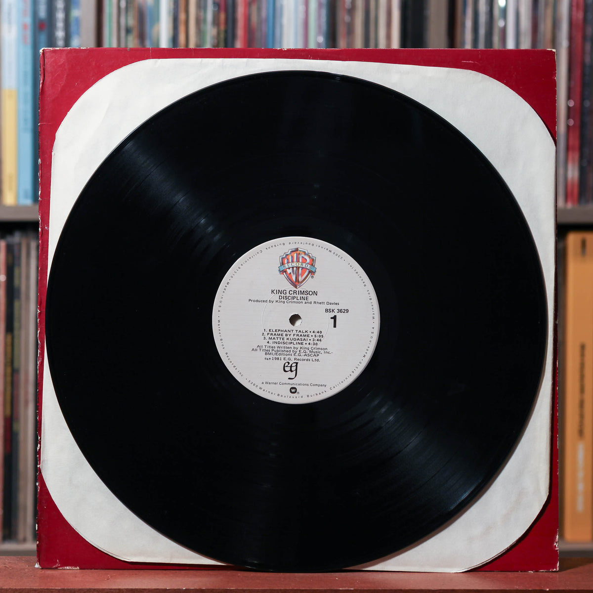 King Crimson - Discipline - 1981 Warner Bros. Records, VG/VG