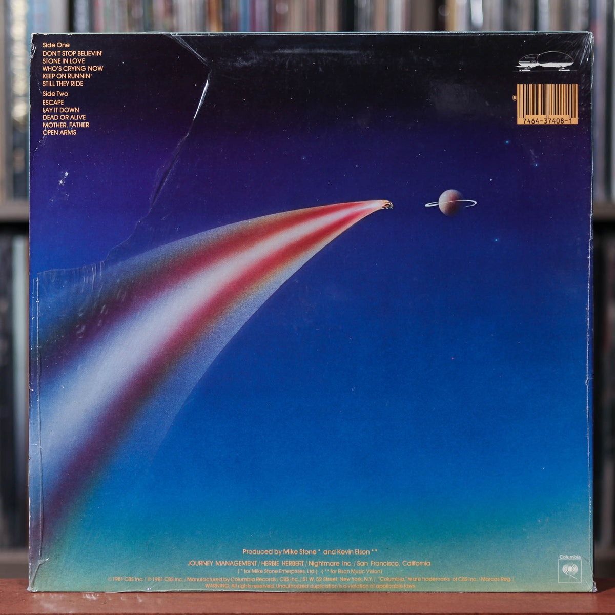 米LP Journey Escape 194399216316 Columbia /00260 vintage-vinyl-records-
