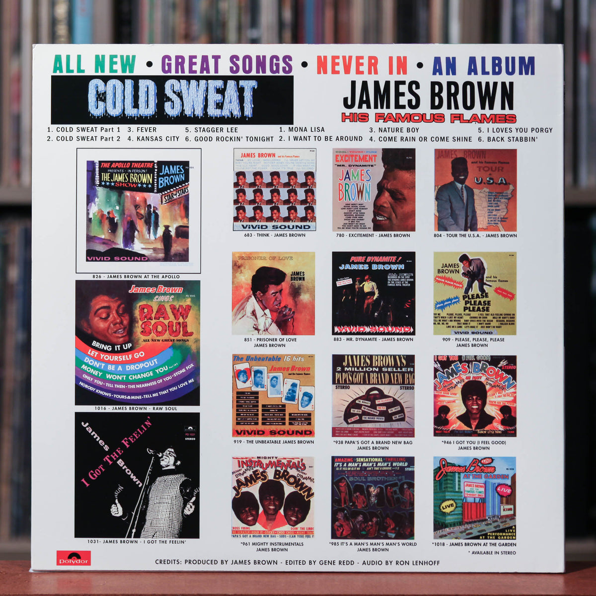 洋楽 JAMES BROWN And THE FAMOUS FLAMES / COLD James Brown & The Famous Flames – Cold Sweat – Vinyl (7