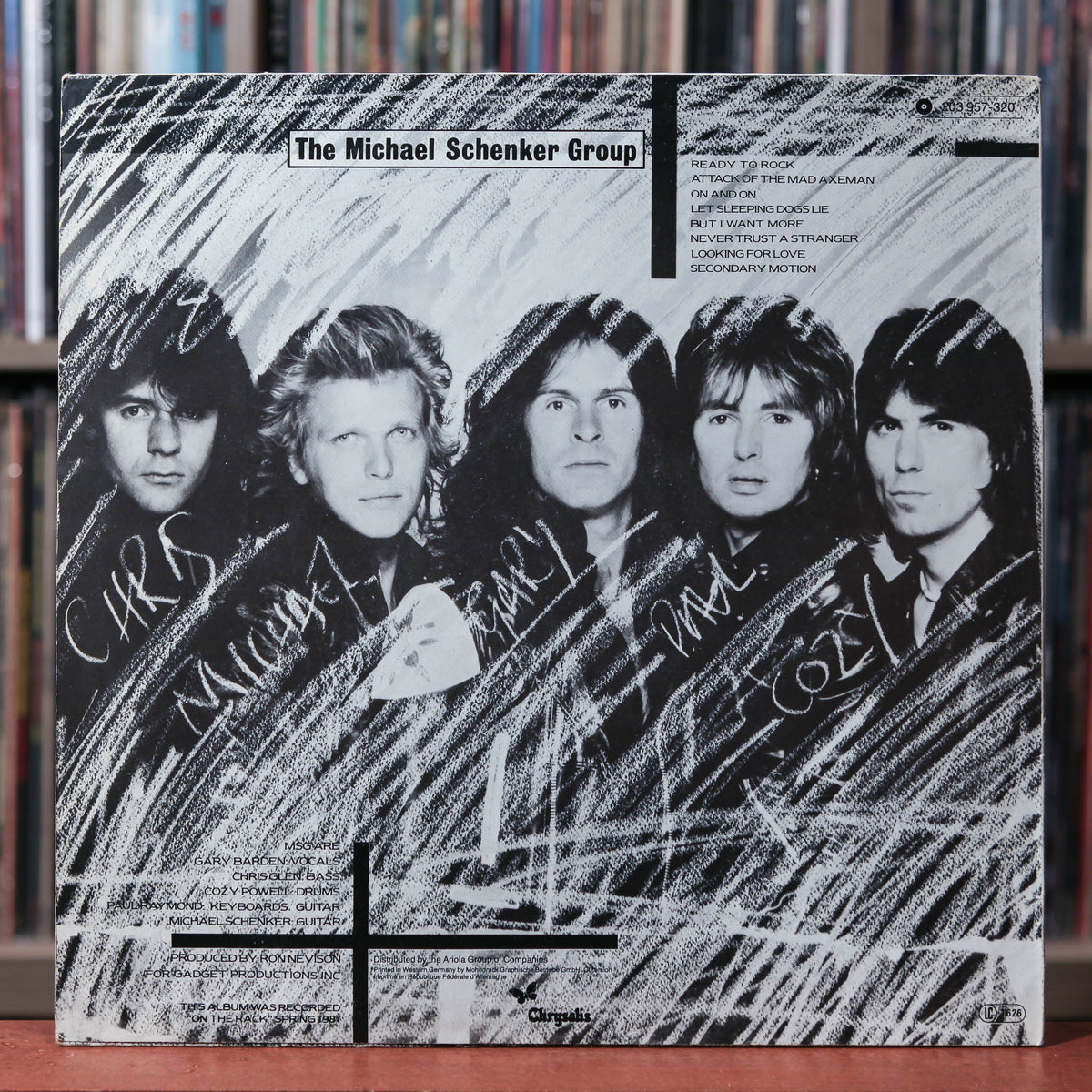 The Michael Schenker Group - MSG - 1981 Chrysalis, VG+/VG+