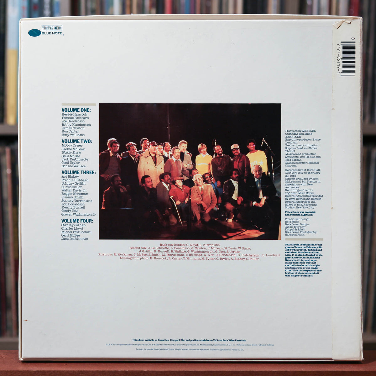 米4discs LP Various One Night With Blue Note Preserved BTDK85117 BLUE NOTE /01040 One Night With Blue Note Preserved – Box Set 4 x Vinyl, 1985