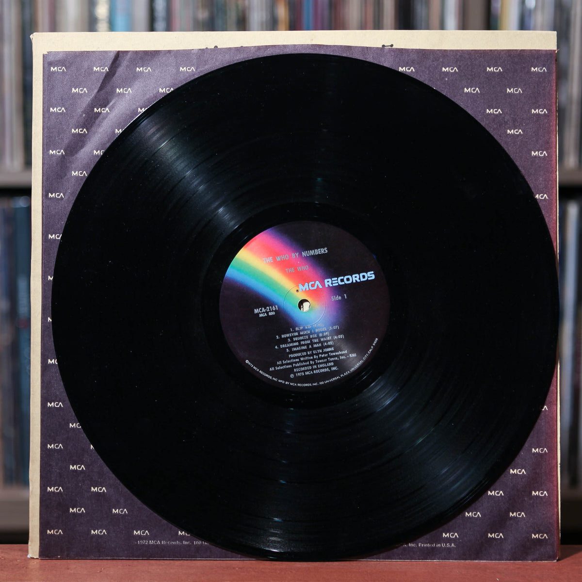 THE WHO  レコード　MCA Records Who - The Who By Numbers - 1975 MCA, EX/EX