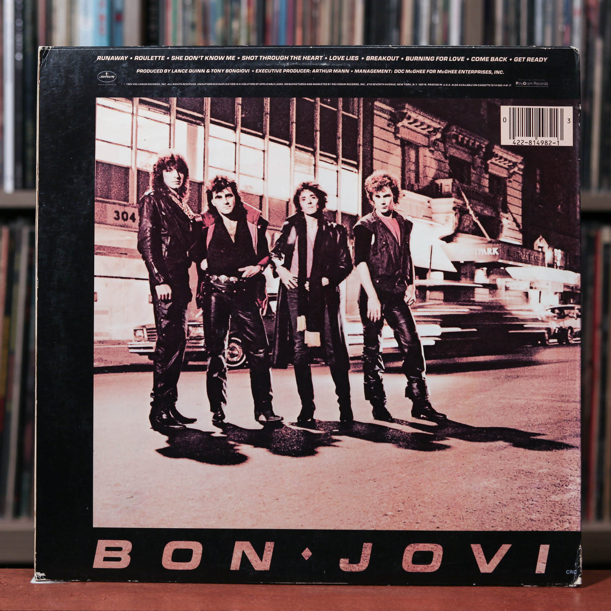 Bon Jovi - Bon Jovi - 1984 Mercury, VG/VG+