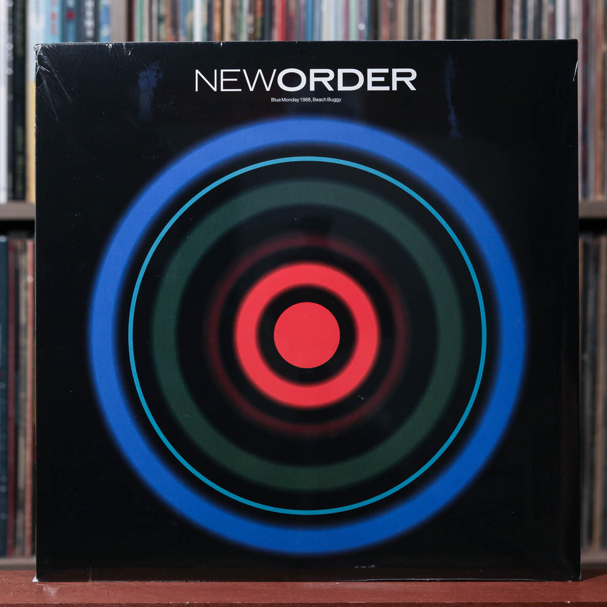 12” New Order Blue Monday / Beach YW7418AX FACTORY /00260 vintage-vinyl-records-