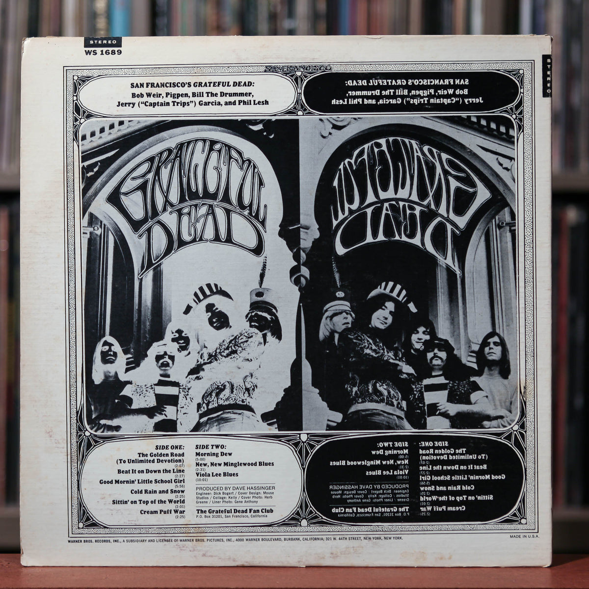 Grateful Dead - Self-Titled - 1974 Warner, VG+/VG+