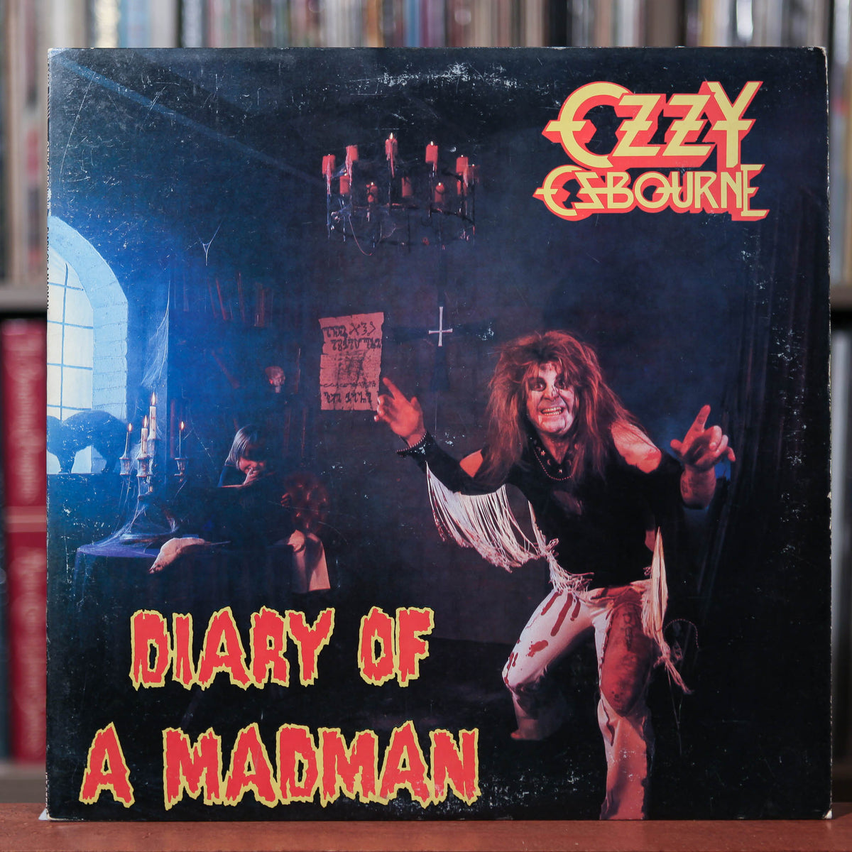 国内盤 帯付 Ozzy Osbourne Diary of Madman vintage-vinyl-records-