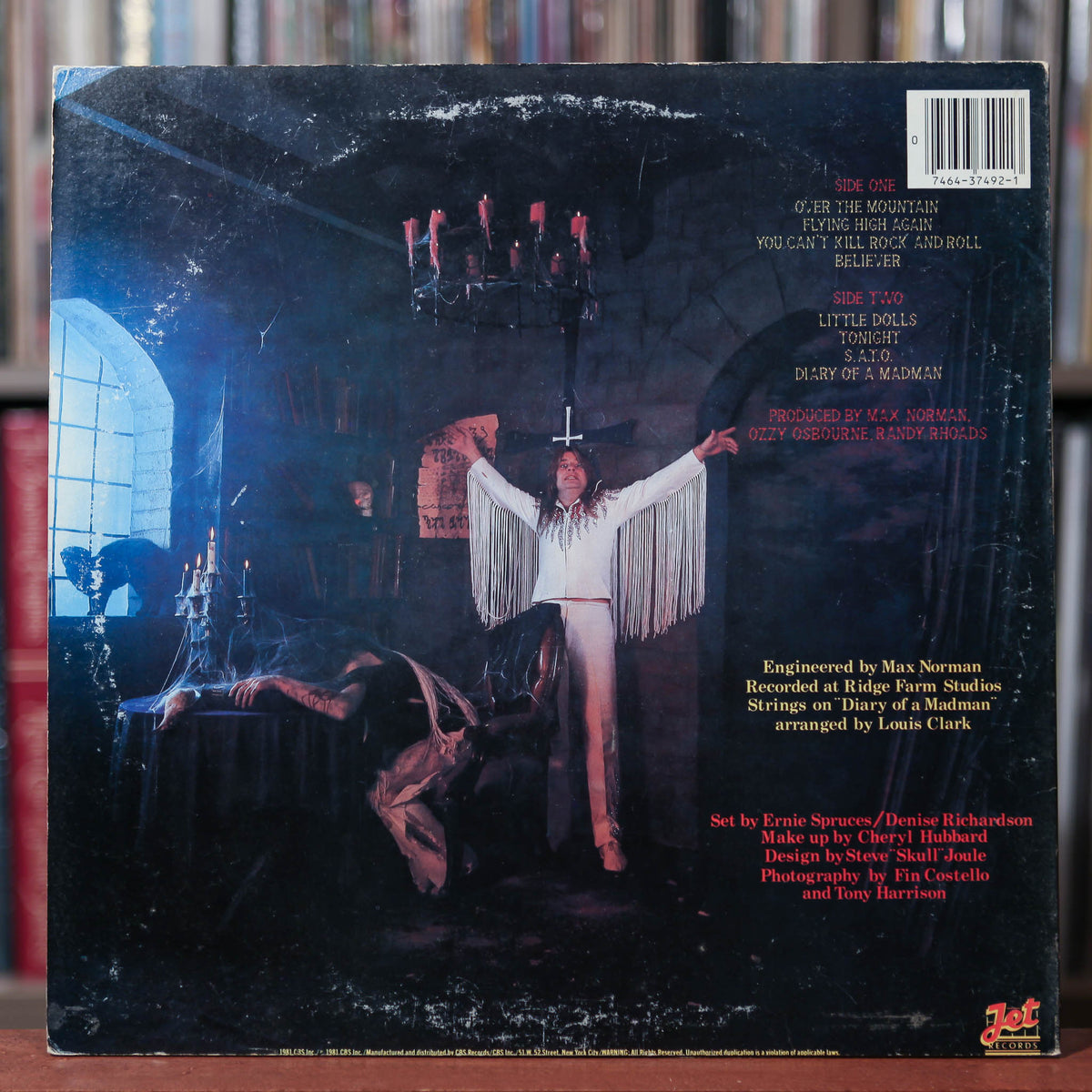 Ozzy Osbourne - Diary of a Madman - 1981 Jet, VG+/VG