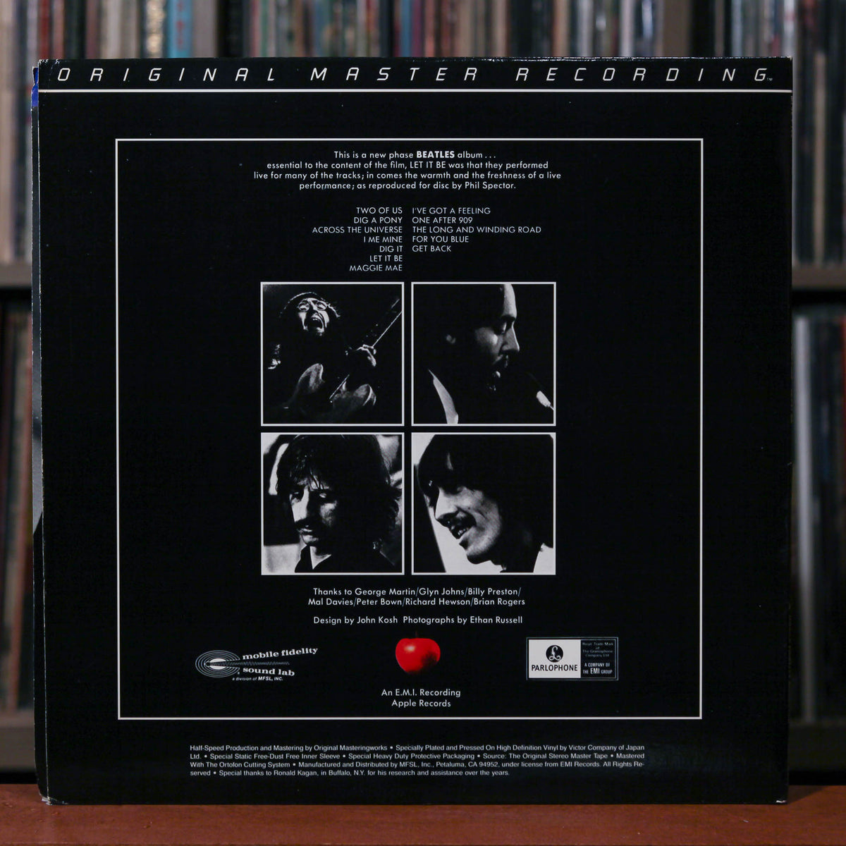 The Beatles Let It Be Mobile Fidelity Sound Lab MFSL 1-109
