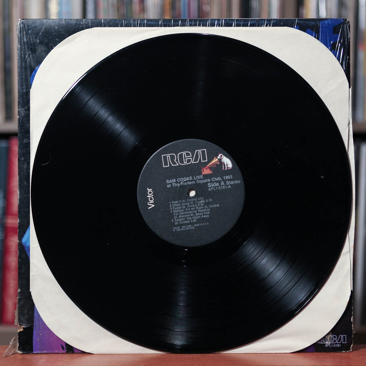 Sam Cooke - Live At The Harlem Square Club, 1963 - 1985 RCA, VG+/EX w/