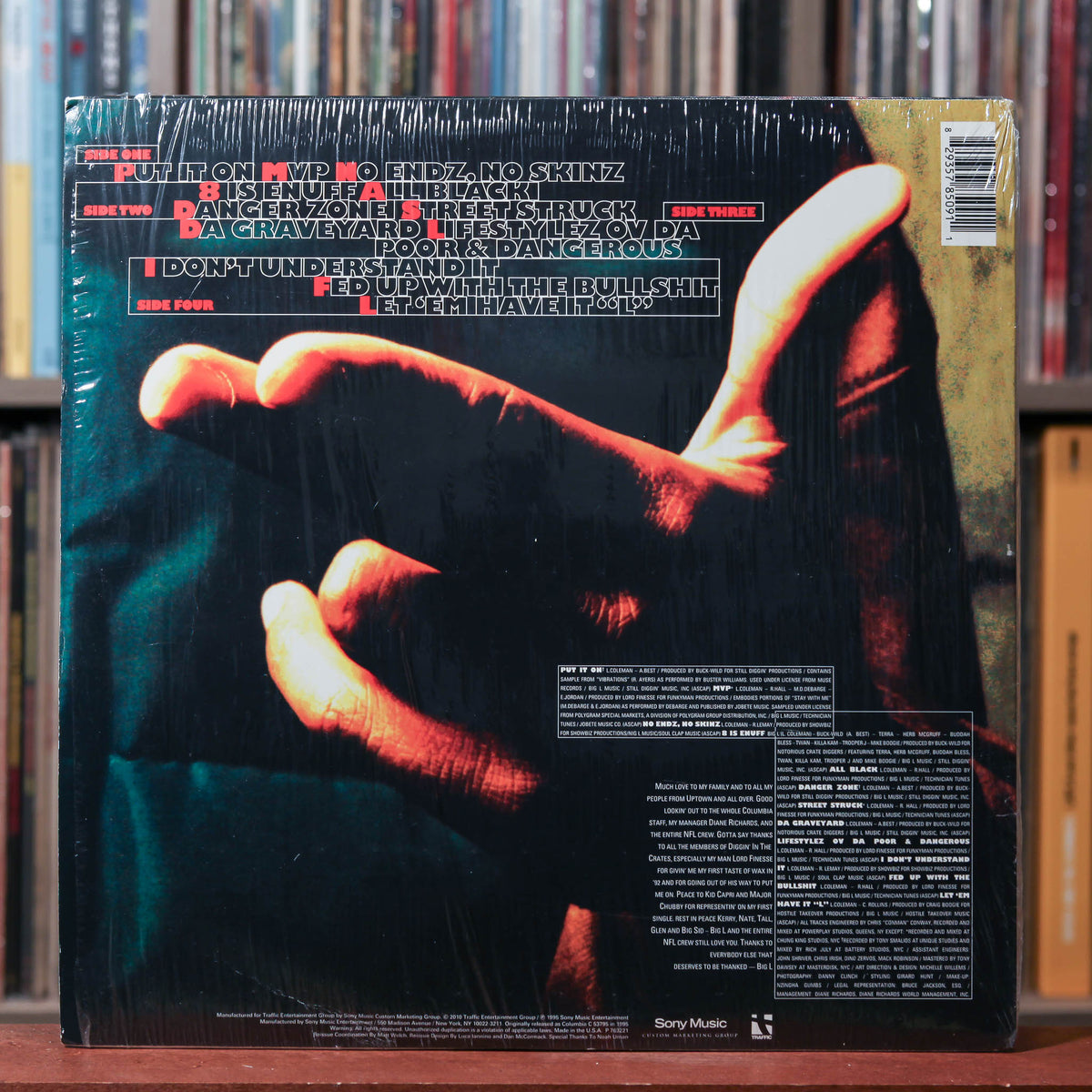 Big L - Lifestylez Ov Da Poor & Dangerous - 2LP IN SHRINK 2010 Traffic