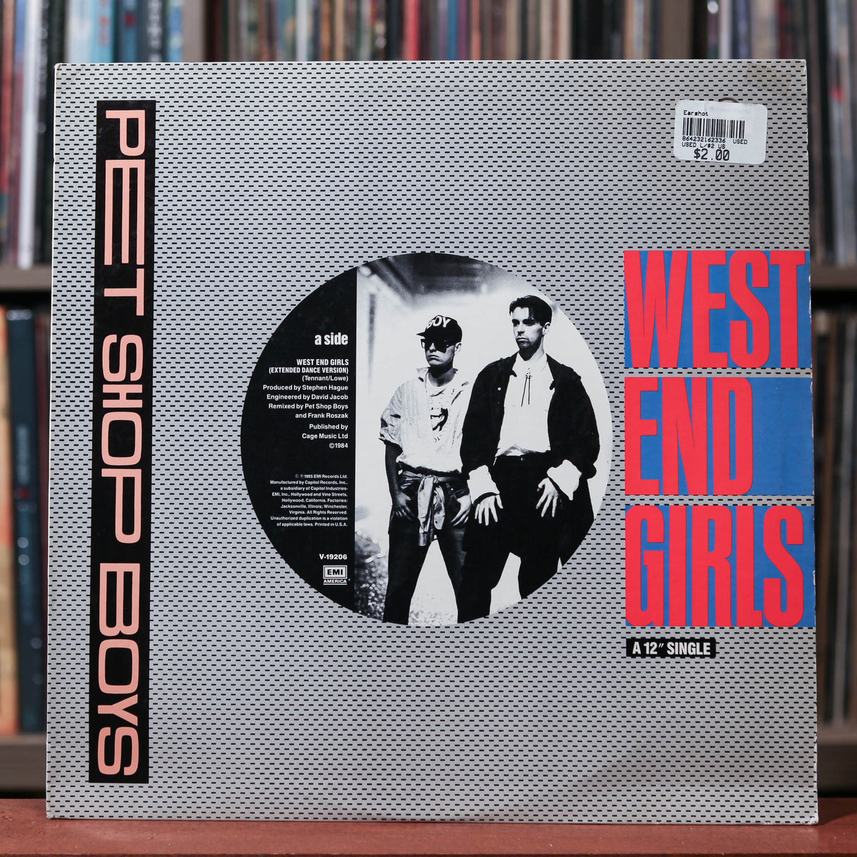 Pet Shop Boys - West End Girls - 1986 EMI America, VG+/VG