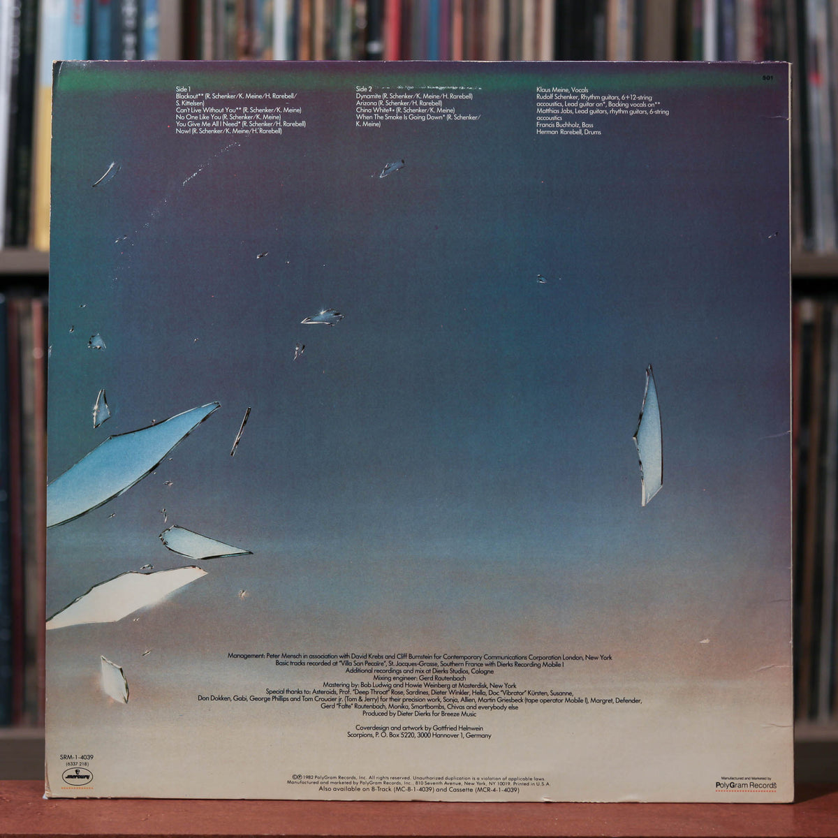 Scorpions - Blackout - 1982 Mercury, VG+/EX