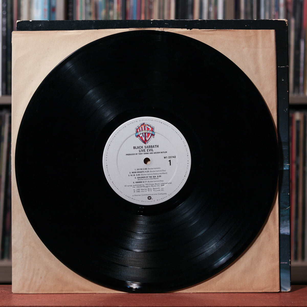 Black Sabbath - Live Evil - 1982 Warner Bros. Records, VG+/VG