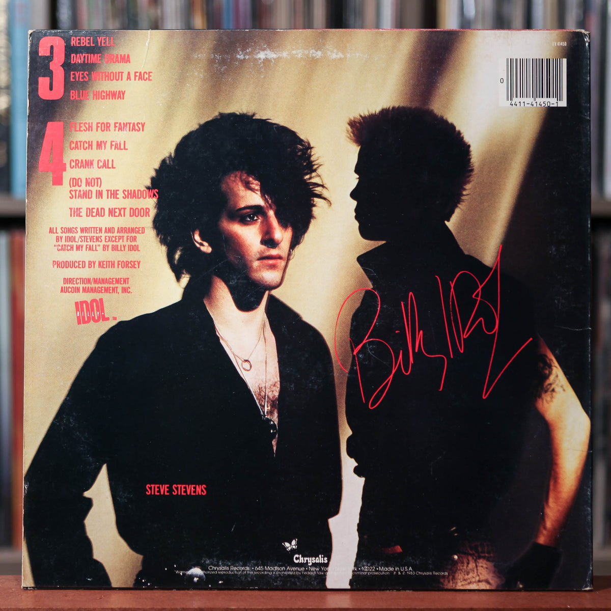 Billy Idol - Rebel Yell - 1983 Chrysalis, VG/VG
