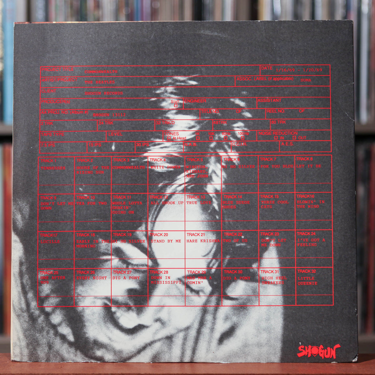 The Beatles Commonwealth RARE Colored Vinyl 2LP 1987 Shogun, V