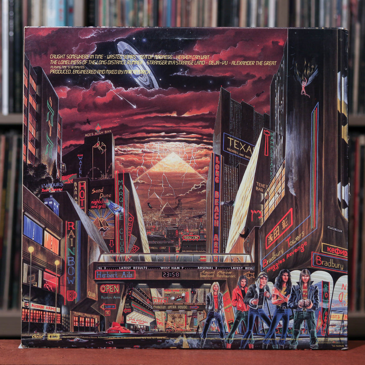 Iron Maiden - Somewhere In Time - 1986 Capitol Records, VG+/VG+