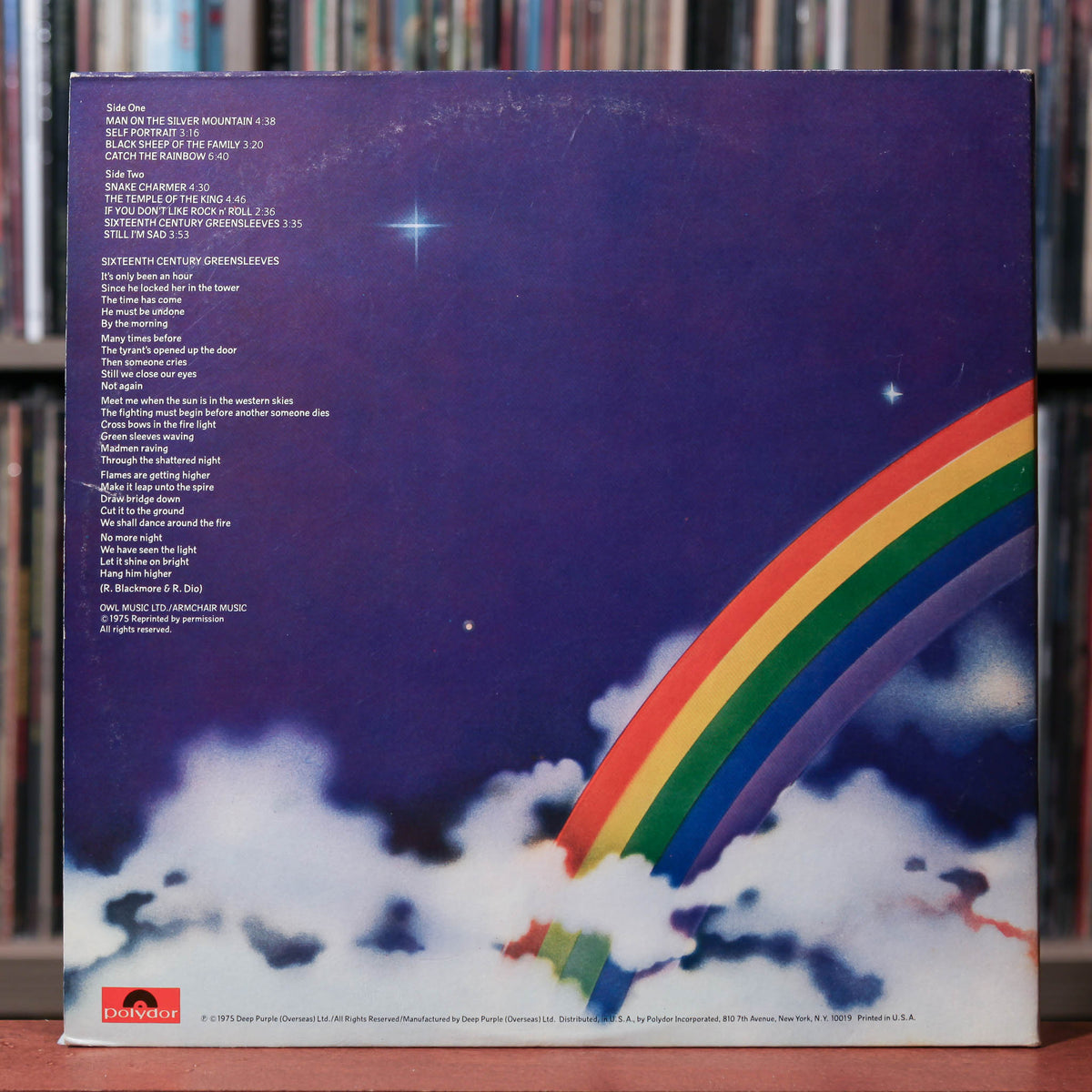 Rainbow - Ritchie Blackmore's Rainbow - 1975 Oyster/Poldor, VG/VG