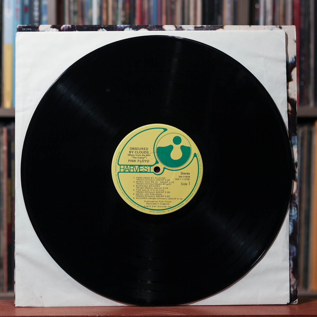 Pink Floyd - Obscured By Clouds - 1975 Harvest, VG/VG+