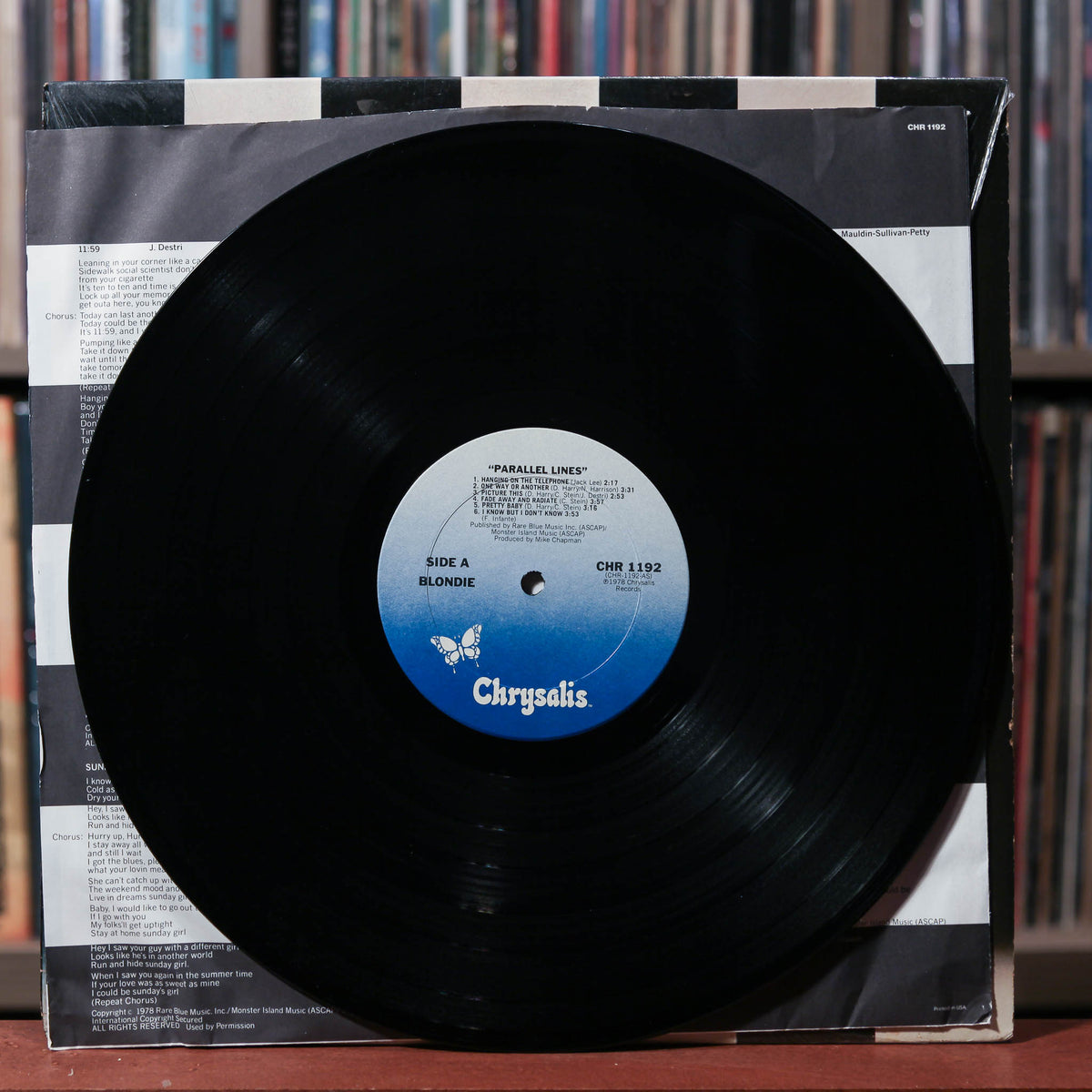Blondie - Parallel Lines - 1978 Chrysalis, EX/VG+