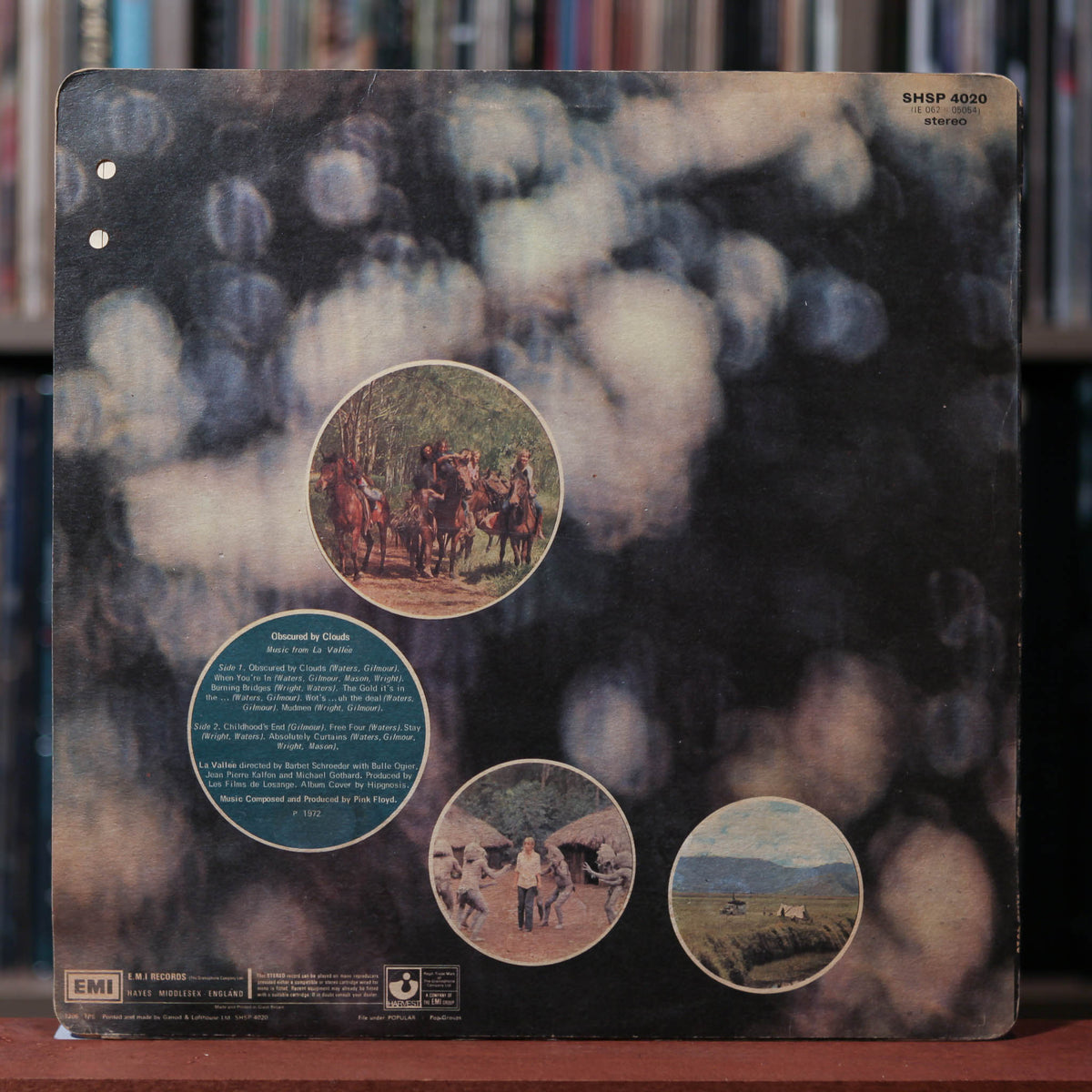 Pink Floyd - Obscured By Clouds - 1972 Harvest UK Pressing, VG/VG
