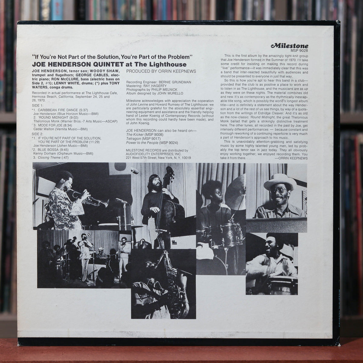 Joe Henderson Quintet - At The Lighthouse 