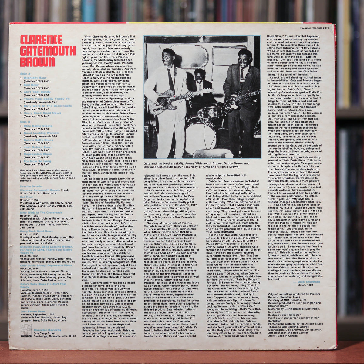 洋楽 Gatemouth Brown The Duke Peacock Story 1 sddefault.jpg