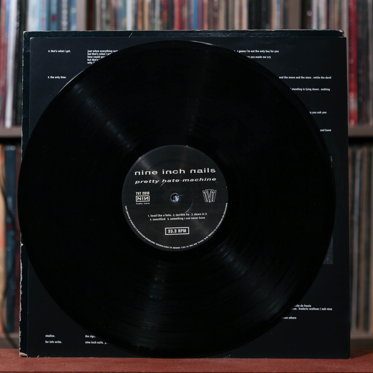Nine Inch Nails - Pretty Hate Machine - W/ INSERT 1989 TVT Records, VG