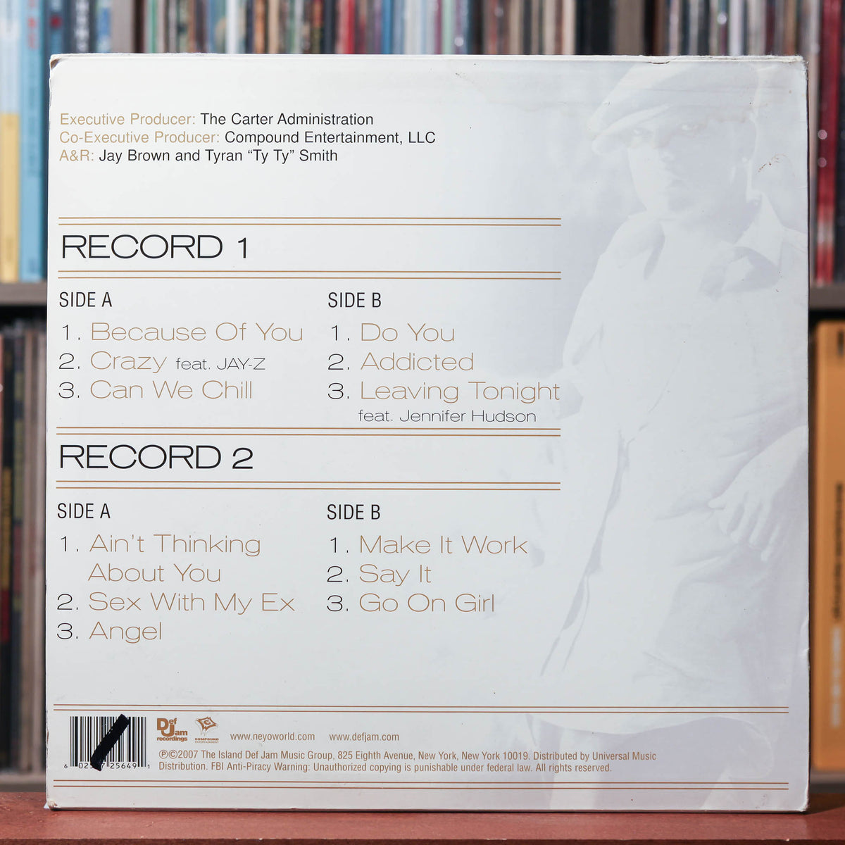 Ne-Yo - Because Of You - 2LP 2007 Island Def Jam Music Group