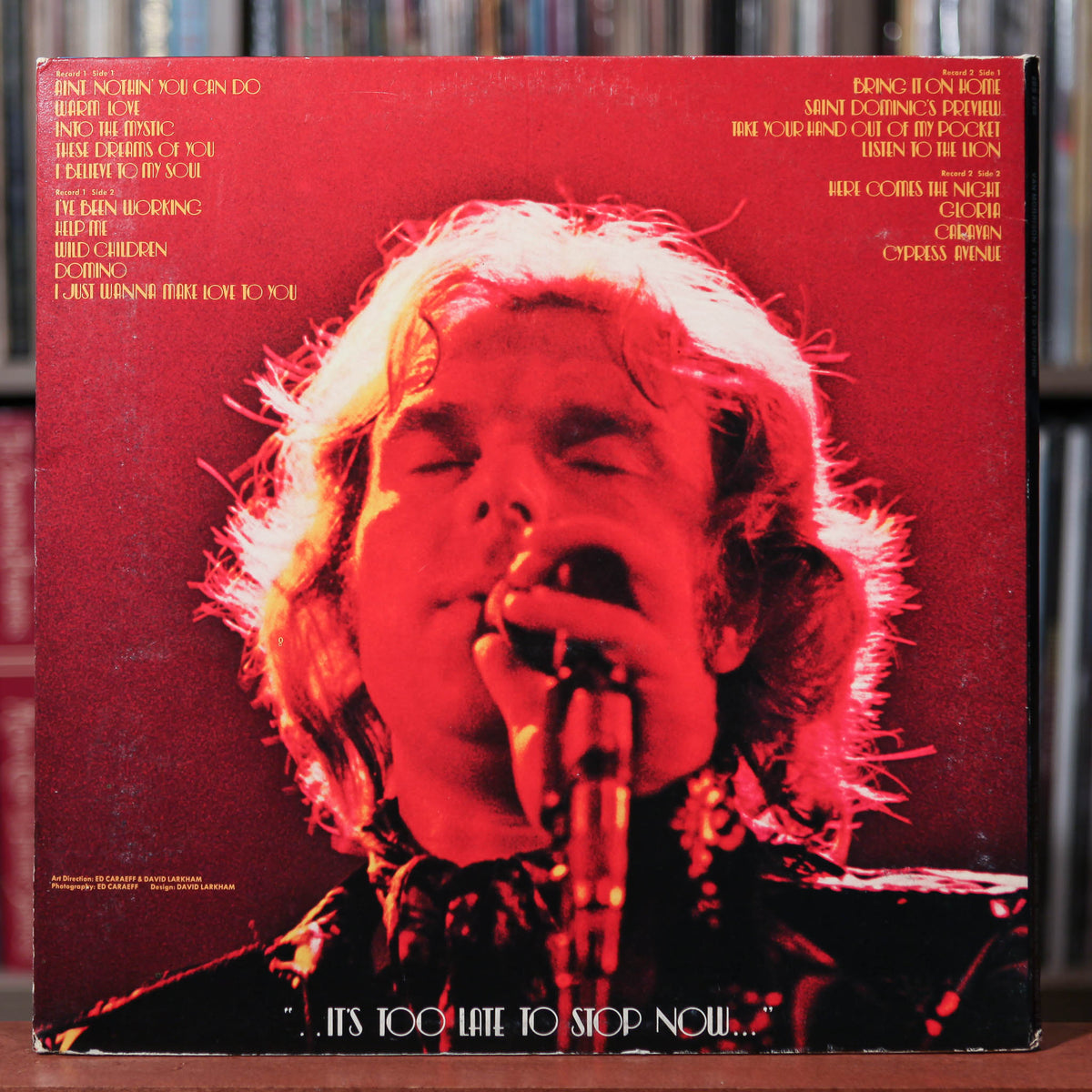Van Morrison - It's Too Late To Stop Now - 2LP - 1974 Warner Bros, VG+