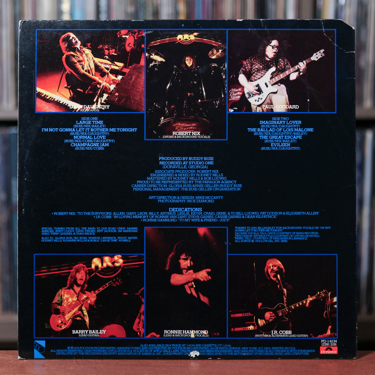 Atlanta Rhythm Section Champagne Jam 1978 Polydor, VG/EX