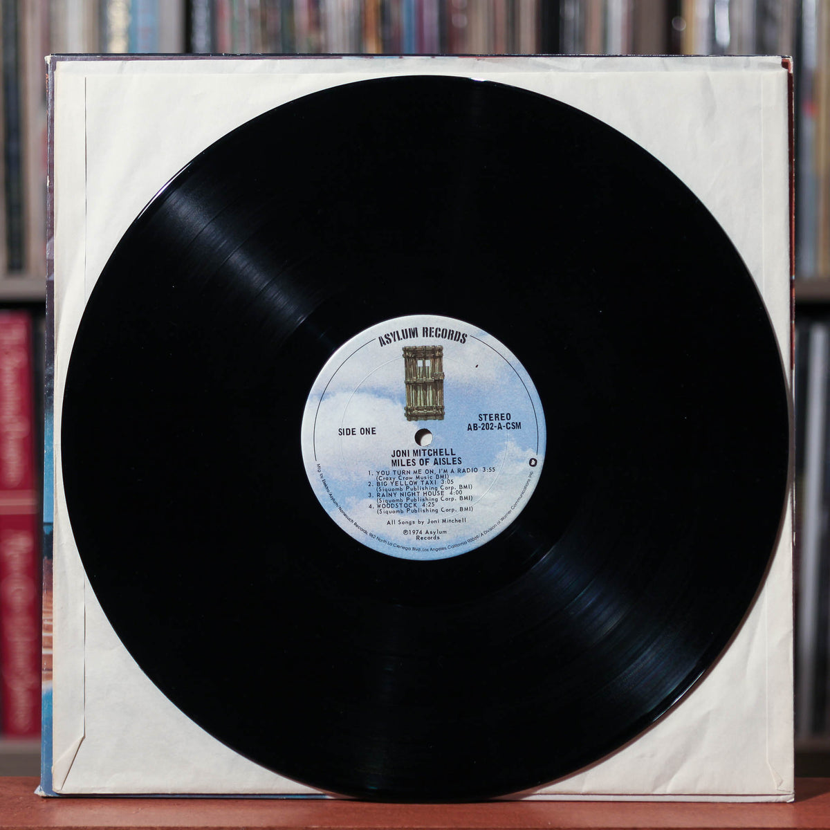 Joni Mitchell Miles Of Aisles 2LP 1974 Asylum, VG+/NM