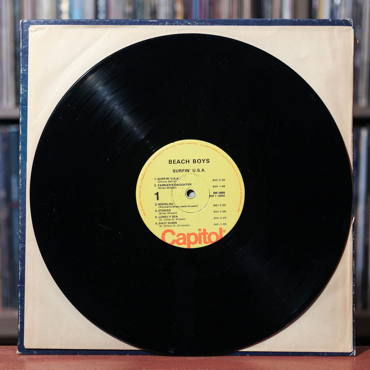 Beach Boys - Surfin' USA - 1976 Capitol, VG+/EX