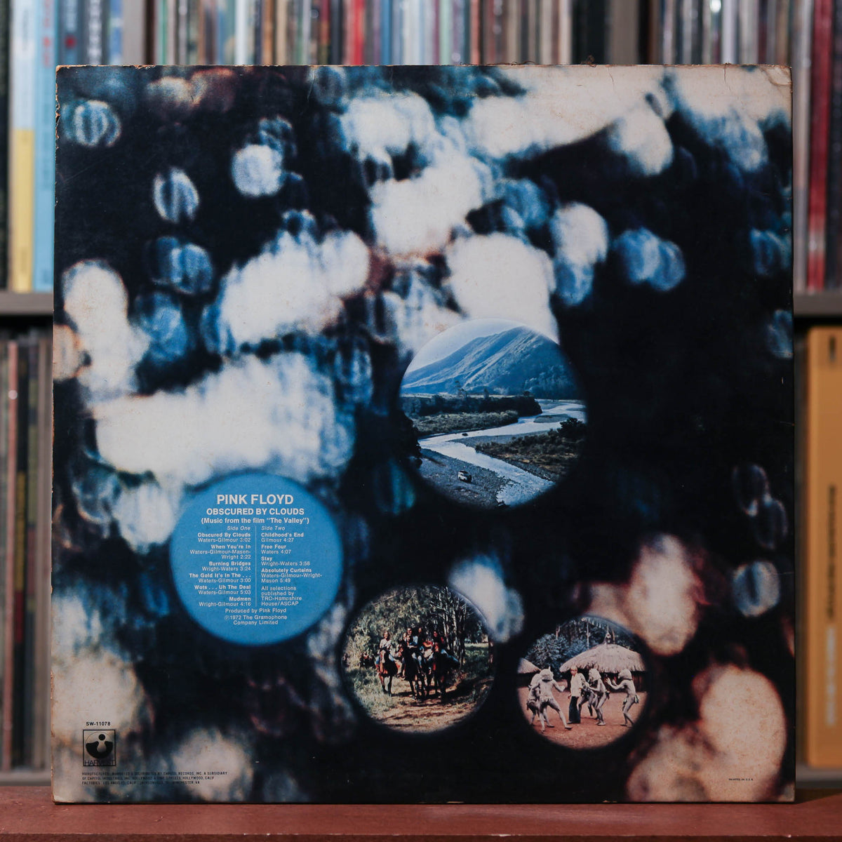 Pink Floyd - Obscured By Clouds - 1975 Harvest, VG/VG+