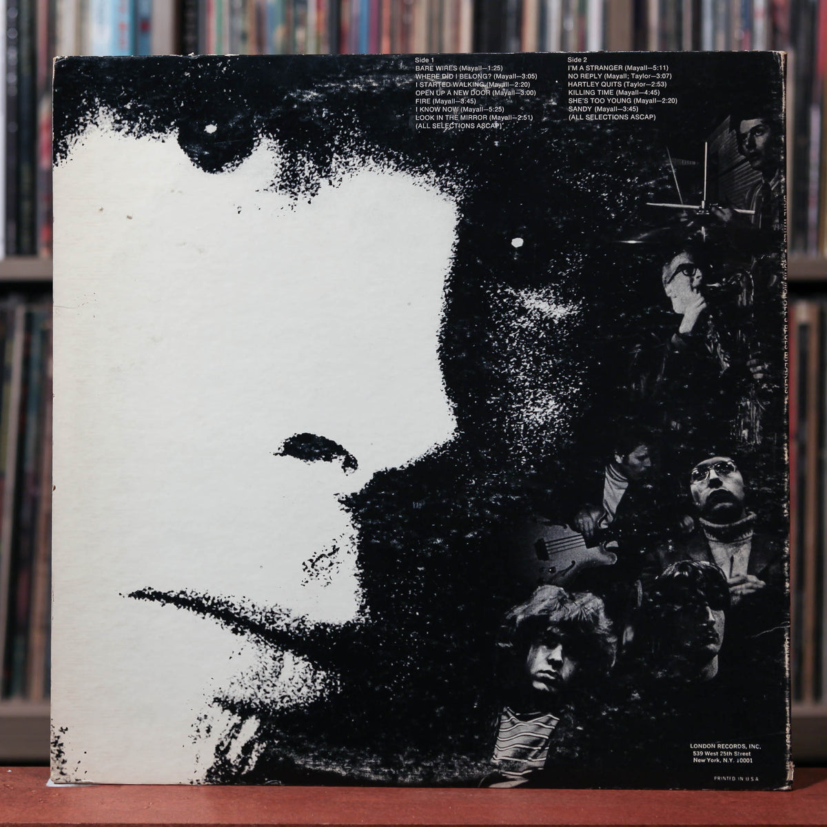 【LP】John Mayall's Blues Breakers/Bare Wi Amazon.com: Bare Wires: CDs & Vinyl