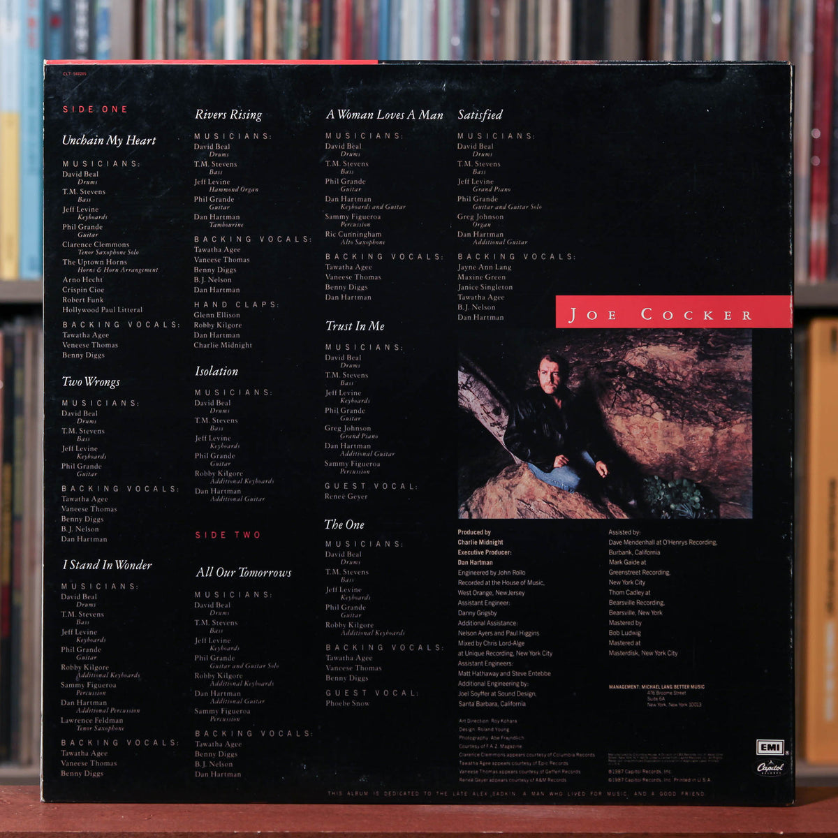 邦楽 COPA SALVO / Unchain My Heart 7inch Joe Cocker - Unchain My Heart - 1987 Capitol Records, VG+/VG+