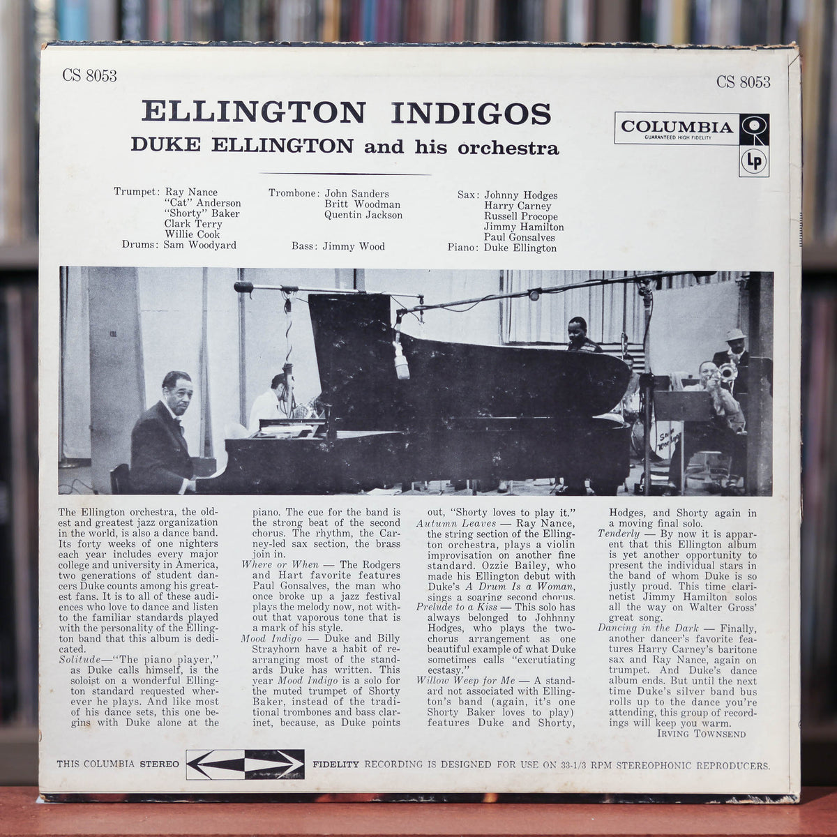 Duke Ellington And His Orchestra Ellington Indigos 1958 Columbia,