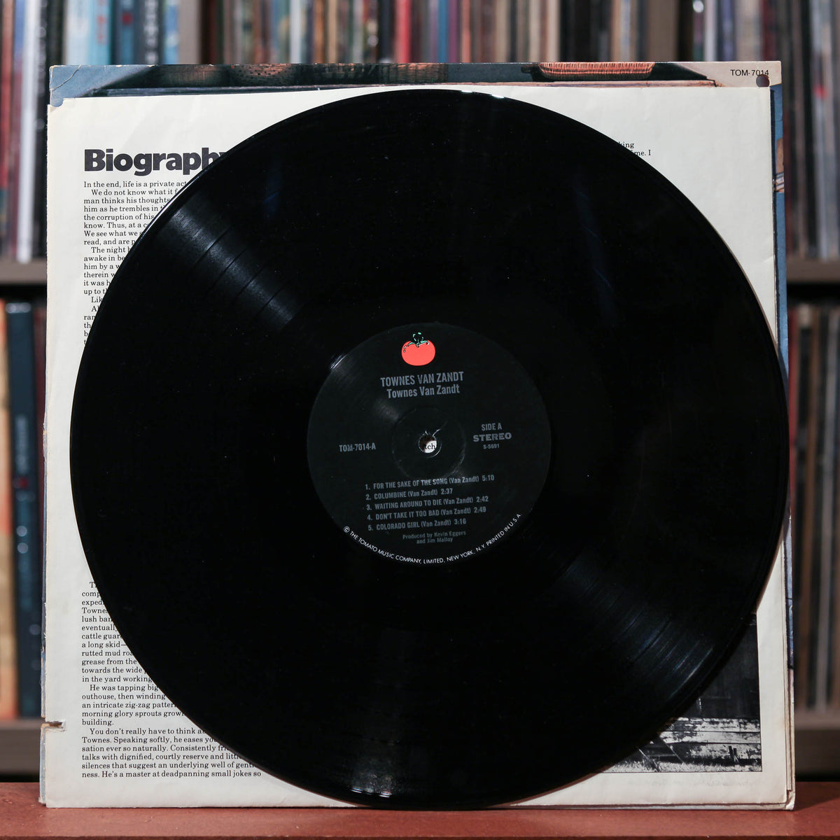 Townes Van Zandt - Townes Van Zandt - 1978 Tomato, VG+/VG+