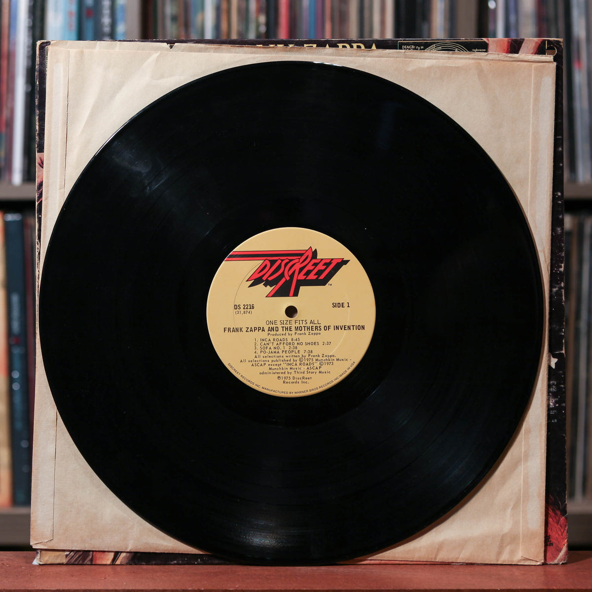 Frank Zappa - One Size Fits All - 1975 Discreet, VG/VG