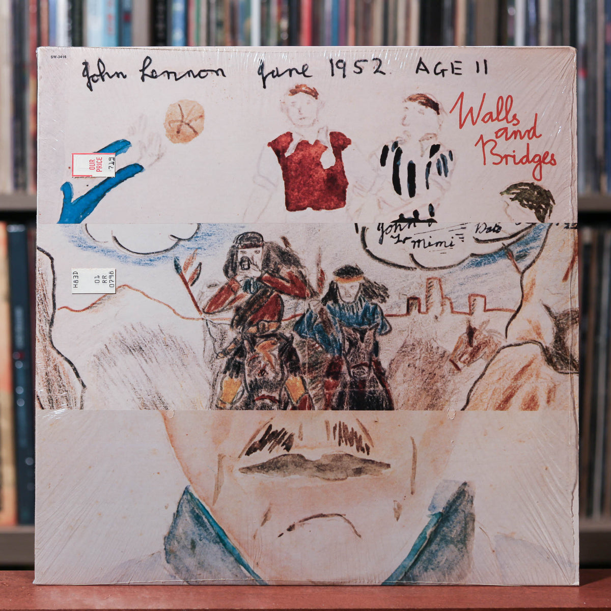 John Lennon - Walls And Bridges - 1974 Apple Records, EX/EX John Lennon - Walls And Bridges - 1974 Apple Records, EX/EX